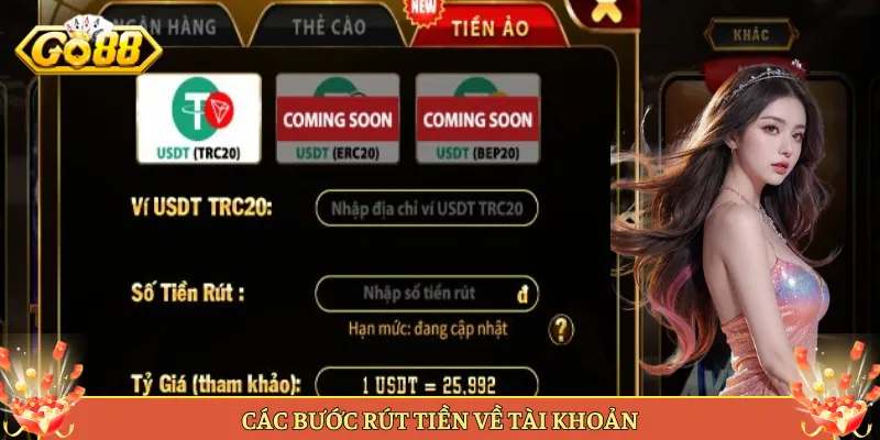 Các Hình Thức Nạp Tiền Vào Go88 Hiện Có
